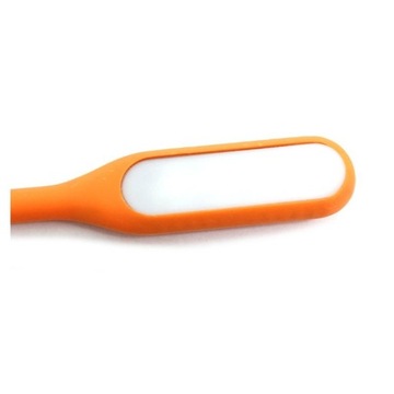 Lampka LED USB mała do Laptopa Silikonowa pomara