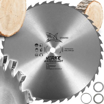 TARCZA PIŁA WIDIOWA TARCZOWA DO CIĘCIA DREWNA DRZEWA 600mm x 32mm 40T WIDIA
