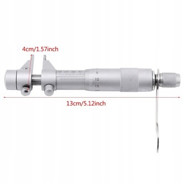 Внутренний нониус-микрометр для отверстий диаметром 5–30 мм.