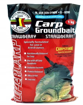 Zanęta Marcel Van Den Eynde Supercarp Strawberry 1kg