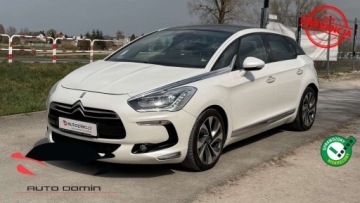 DS 5 Hatchback (Citroen) 1.6 THP 156KM 2013 Citroen DS5 Raty 1.6 benz Automat Klimatronic Zarej w PL Biala Perla Gwara