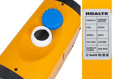 HOALTE DIESEL СТОЯНОЧНЫЙ ПОДОГРЕВ МАСЛА 1-8кВт 12В НАГРЕВАТЕЛЬ