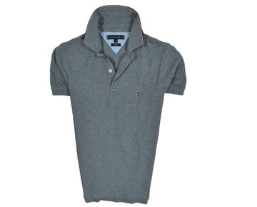 TOMMY HILFIGER Męska Koszulka Polo Slim Fit / M