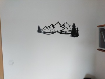 Настенный декор для квартиры ГОРЫ для комнаты картина А235 130х48