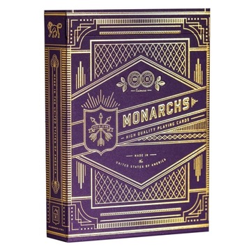 Theory11 MONARCHS Purple - karty klasyczne