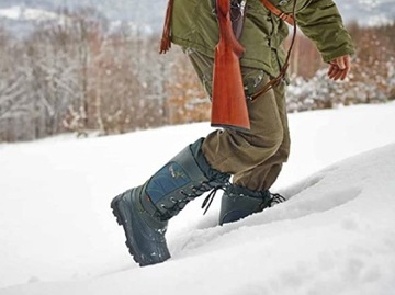 Buty myśliwskie zimowe męskie ocieplane Demar HUNTER PRO śniegowce wełna 42