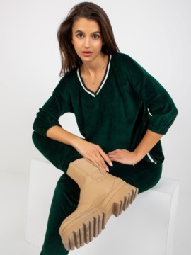 Женский спортивный костюм WELUR с вырезом для экипажа F828 кобальт S/M