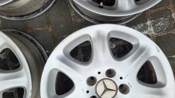 4× DISK HLINÍK MERCEDES-BENZ OE A220 401 0102 7.5" X 16" 5X112 ET 46