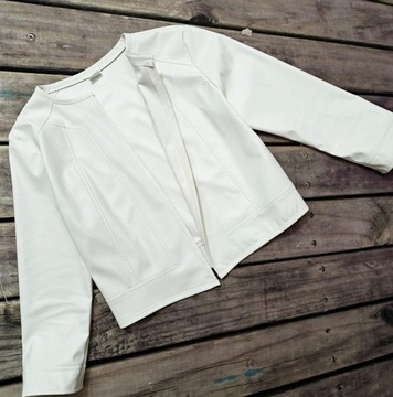 SEXY BOLERKO MARYNARKA SKÓRZANA,ŻAKIET Rozm.48