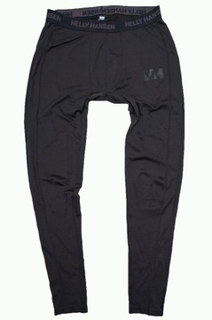 HELLY HANSEN funkcjonalne spodnie termiczne getry kalesony duże logo roz M