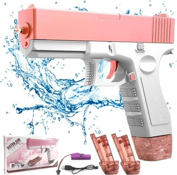 Elektryczny Pistolet Wodny GLOCK 18 Automatyczna Zabawka na Lato