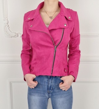 #КУРТКА-РАДИАТОР ЖЕНСКАЯ ЗАМШЕВАЯ - МОЛНИИ - ZARKA