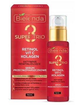 BIELENDA SUPER TRIO SERUM PRZECIWZMARSZCZ. NA NOC