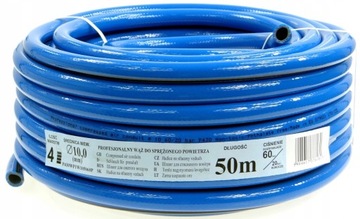 Wąż Pneumatyczny Zbrojony Kompresor Fi 10 mm 25m