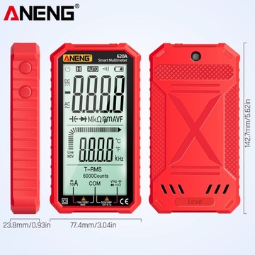 УНИВЕРСАЛЬНЫЙ МУЛЬТИМЕТР ANENG 620A TRUE RMS
