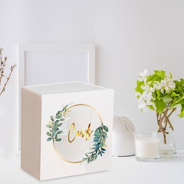 Акриловая коробочка для открытки на годовщину свадьбы.