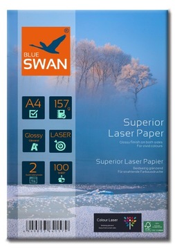 Фотобумага для лазерного принтера Blue Swan А4 157г 100 шт.