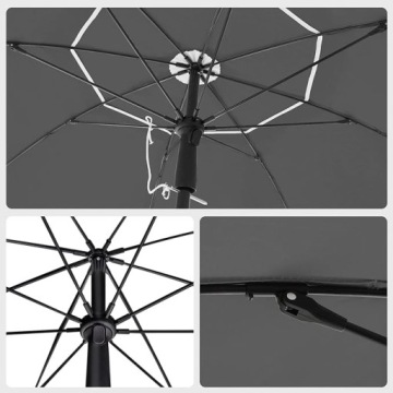 Зонт Songmics черный 180 x 160 см