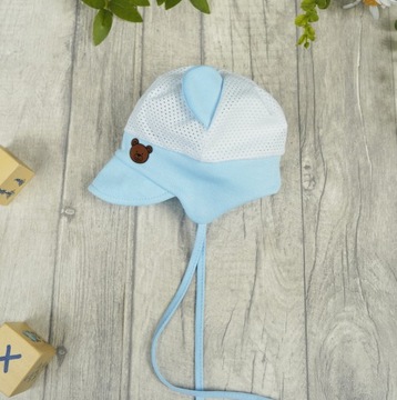 Шапка против пота Misio, размеры 42-44, летняя, синяя.