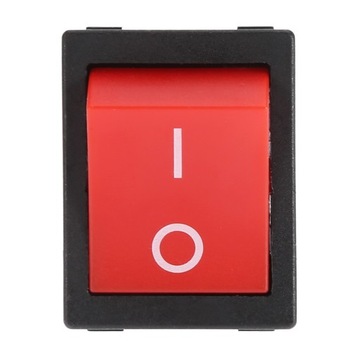 PRZEŁĄCZNIK KOŁYSKOWY ON/OFF 30A 4PIN CZERWO