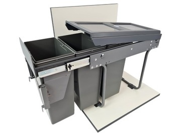 БАК ДЛЯ МУСОРА 10Л+10Л+10Л БЕСШУМНОЕ ЗАКРЫТИЕ