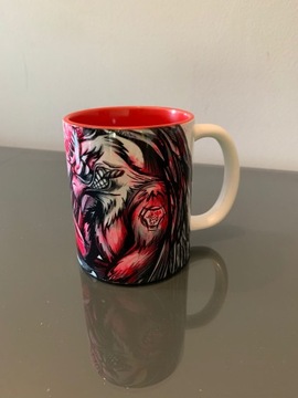 kubek Czarno Różowy Scania Gryfin