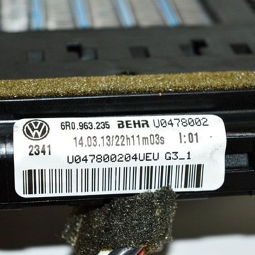 6R0963235 JINÉ MODUL 1.6 TDI 77 2014 AUDI A1 SPORTBACK (8XA 8XF)