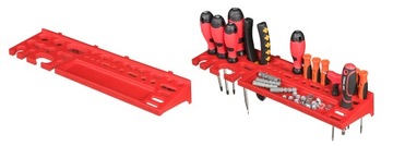 Доска для инструментов с гаражными держателями + полками