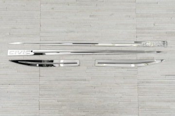 СТАЛЬНЫЕ НАКЛАДКИ НА ДВЕРИ HONDA CIVIC 2016+