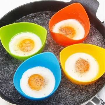 Силиконовая пароварка для яиц FDA, устойчивая к высоким температурам,