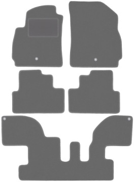 Grafitové autokoberce pro Chevrolet Orlando I minivan (2010-2018)