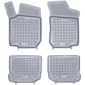 Gumové koberce šedé Seat Leon I (MK1) 1999-2005