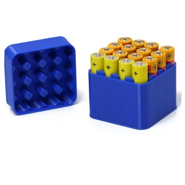 Органайзер для батареек, контейнер на 16 ААА LR03