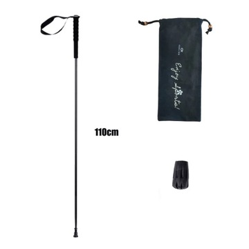 115G Ultralight z włókna węglowego piesze wycieczki kijki trekkingowe 5-se