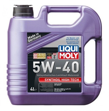 LIQUI MOLY SYNTHOIL HIGH TECH 5W40 4L