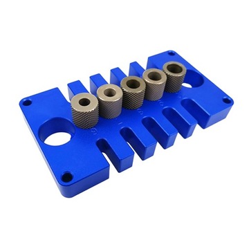Woodworking Drill Guide Jig Woodworking Accessories High Precision Blue