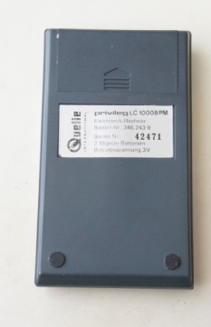 Калькулятор PRIVILEG LC 10008 PM в стиле ретро