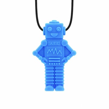 ARK ROBOT GRYZAK LOGOPEDYCZNY TWARDY KOLOR NIEBIESKI NASZYJNIK