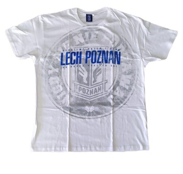 Koszulka Lech Poznań Będziemy Razem Biała r.XL