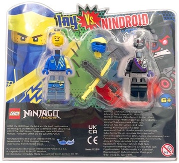 Lego Nowy Blister 2 figurki Ninjago Jay vs. Nindroid pack 112219
