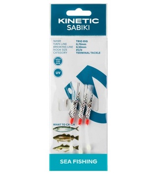 ŁOWNA PRZYWIESZKA MORSKA SABIKI TRIO RIG