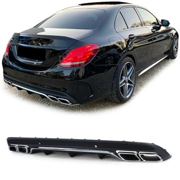 DIFUZOR SPOILER DOPLNĚNÍ MERCEDES W205 SEDAN AMG