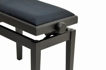 AMBRA PB2 МАТОВО-ЧЕРНАЯ ДЕРЕВЯННАЯ СКАМЬЯ ДЛЯ ПИАНИНО