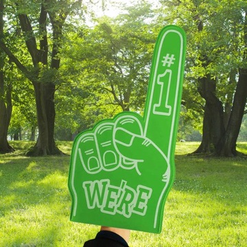 Гигантский подарок на палец из пенопласта для взрослых Креативная гигантская рука из пенопласта