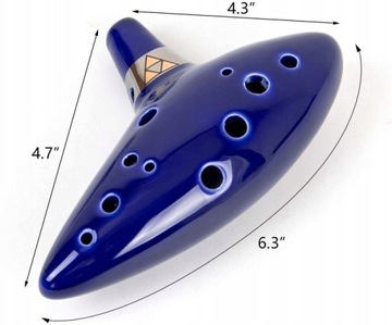 OCARINA ZELDA ОРИГИНАЛЬНЫЙ ФАРФОР 12 ОТВЕРСТИЙ ALTO C