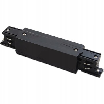 ZŁĄCZE PROSTE CZARNE DO SZYNOPRZEWODU 3-FAZOWEGO