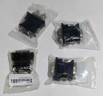 KONWERTER przejściówka DVI męski na VGA monitor