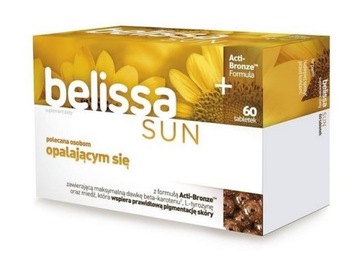 BELISSA SUN 60tab. BETA KAROTEN OPALANIE SKÓRA