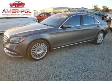 Mercedes Klasa S W222 2018 Mercedes-Benz Klasa S 560 4Matic 2018 4.0l 4.0 Benzyna 463KM