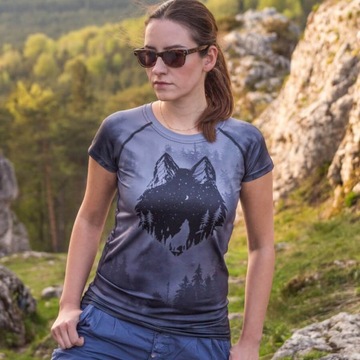Женская футболка для скандинавской ходьбы WILK REBLASK - XS